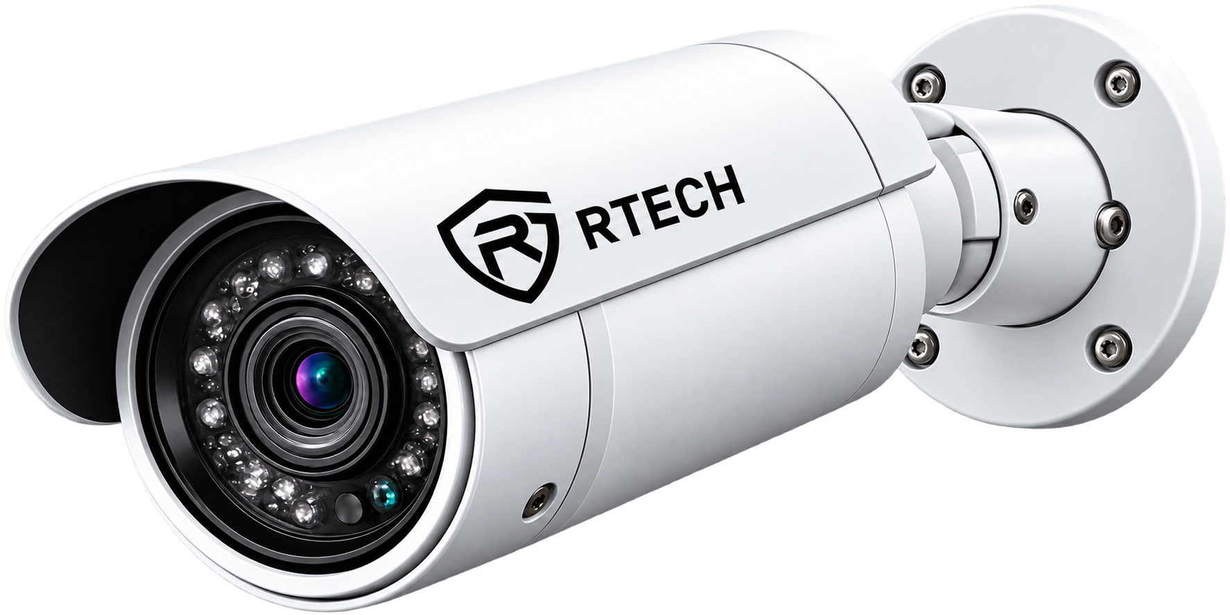 Sistema de cámaras de seguridad Rtech con monitoreo remoto 24/7