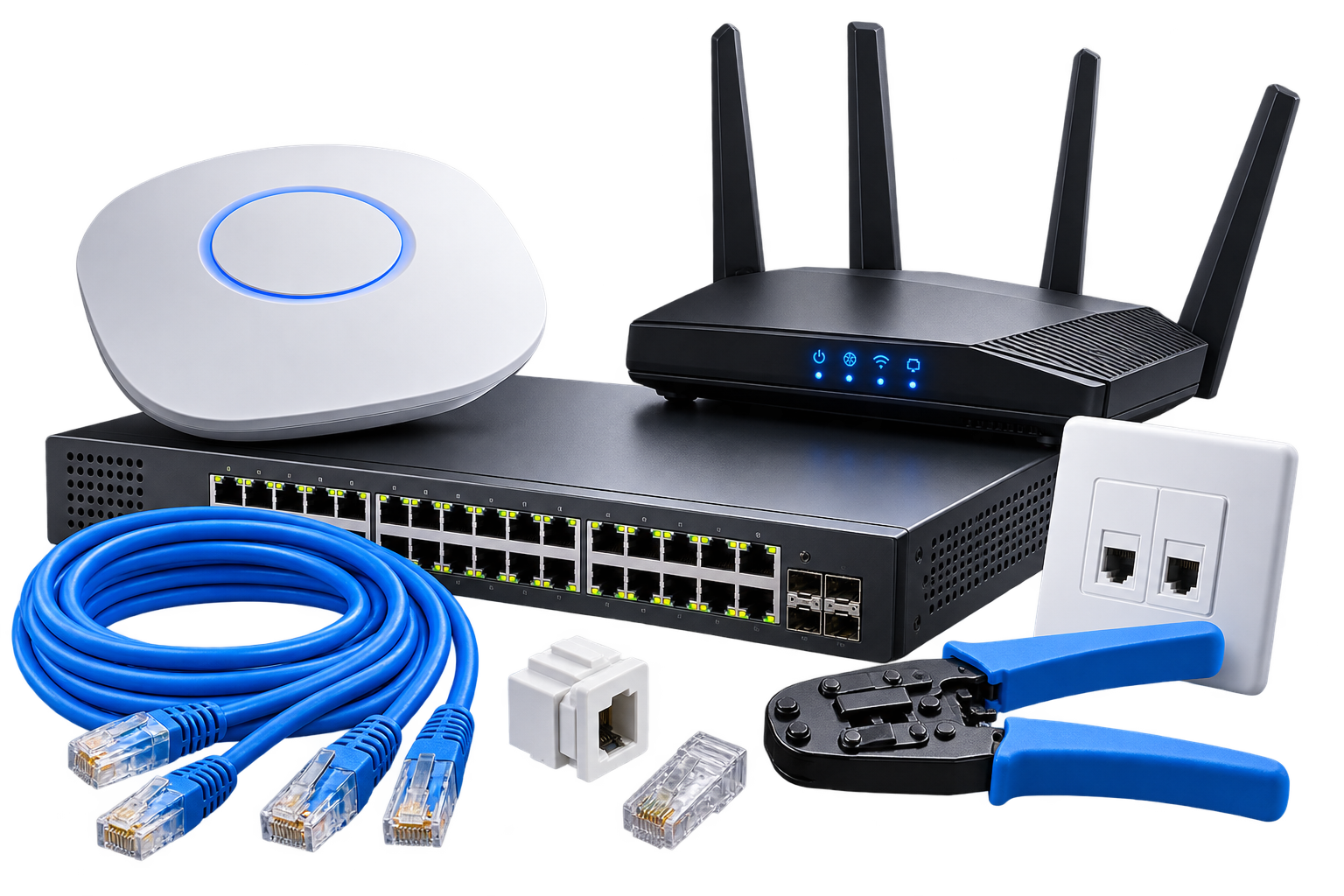 Soluciones de redes e infraestructura de cableado