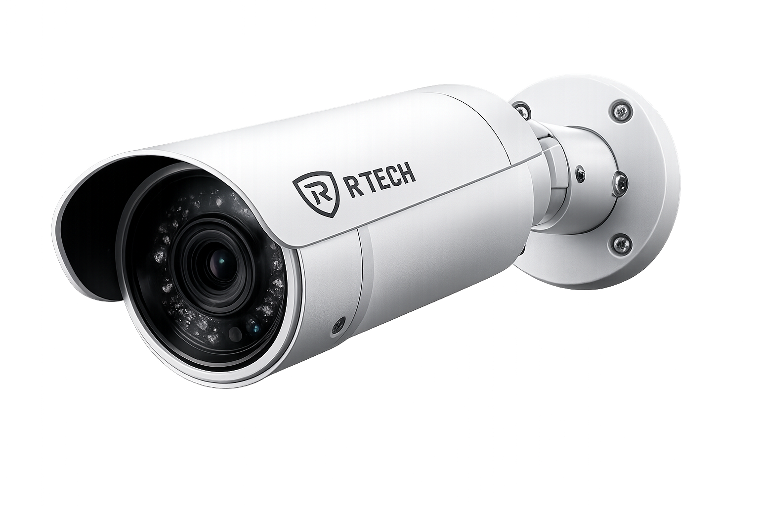 Sistema de cámaras de seguridad Rtech con monitoreo remoto 24/7
