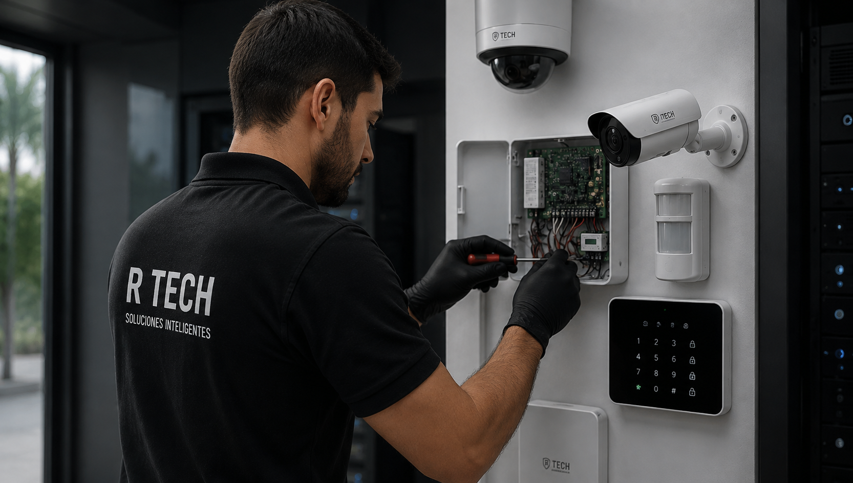 Instalación de sistema de seguridad por Rtech